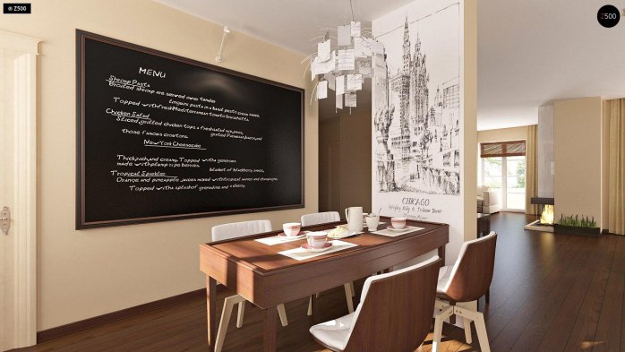 Проєкт будинку U18 - З мансардним поверхом дома в Україні