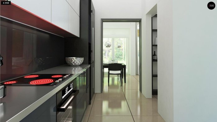 Проєкт будинку U284 GP2 - З мансардним поверхом дома в Україні