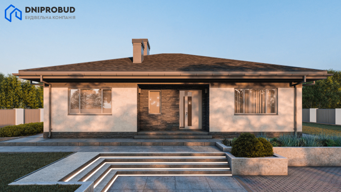 Проєкт будинку DB 51 - Одноповерхові дома в Україні