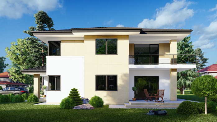 Проект дома DBT 427 - 2 Двухэтажные дома в Украине