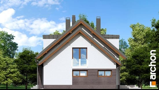 Проект дома Дом в кардамоне 2 вер.2 - 4 С мансардным этажом дома в Украине