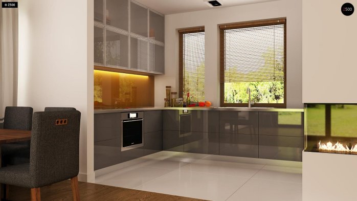 Проект дома U93 GL - 8 Одноэтажные дома в Украине