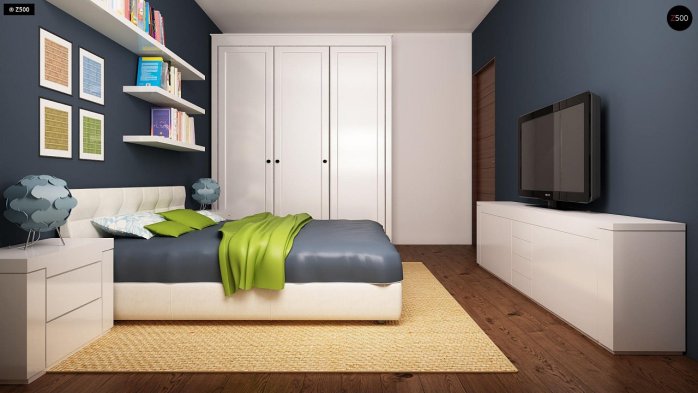 Проект дома U12 P GP - 11 С мансардным этажом дома в Украине