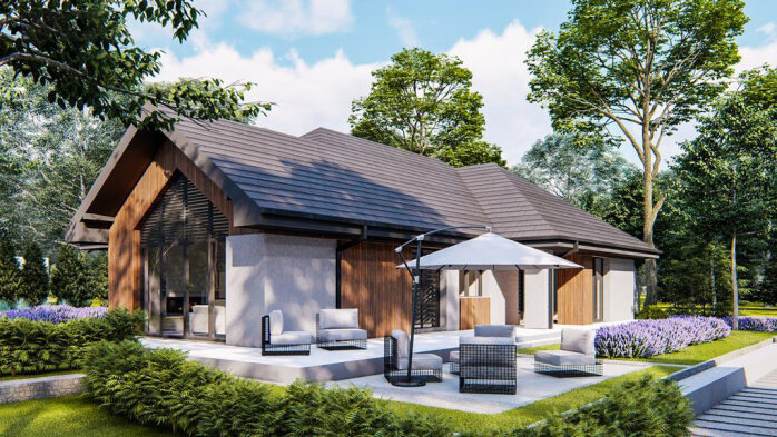 Проєкт будинку U402 35 - Одноповерхові дома в Україні