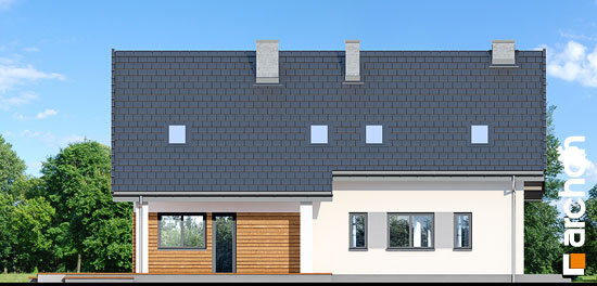 Проект дома Дом в яблонках 15 (Г2) - 6 С мансардным этажом дома в Украине