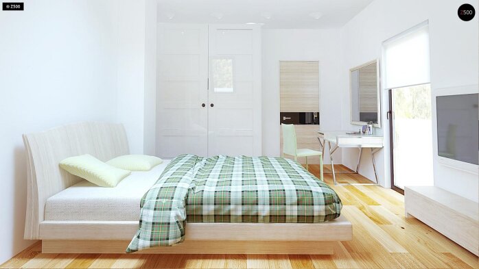 Проєкт будинку U149 - З мансардним поверхом дома в Україні