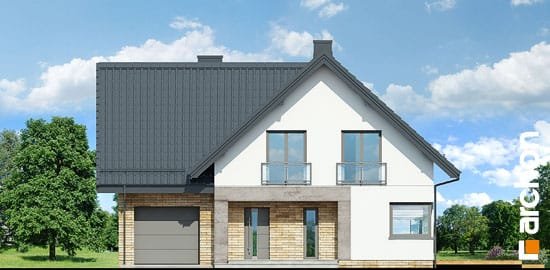 Проект дома Дом в орлишках - 3 С мансардным этажом дома в Украине