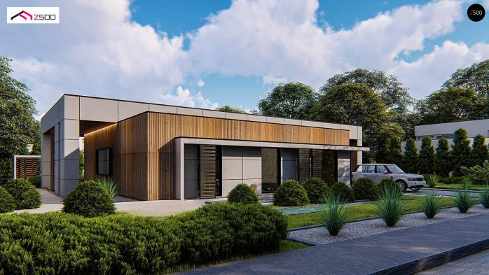 Проєкт будинку Ux209 - Одноповерхові дома в Україні