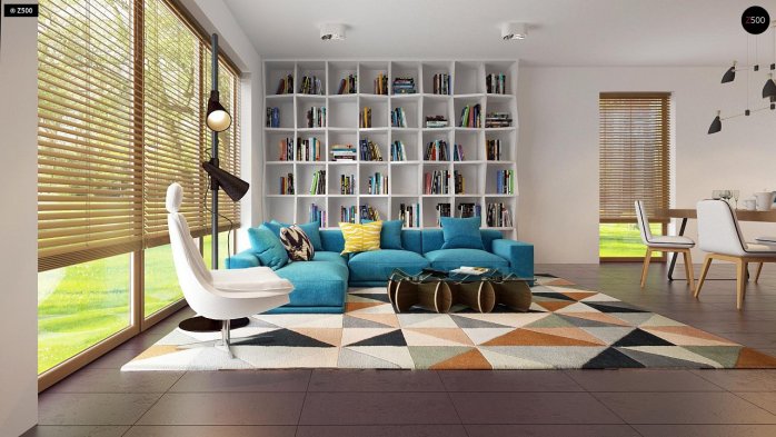 Проєкт будинку Ux106 - Одноповерхові дома в Україні