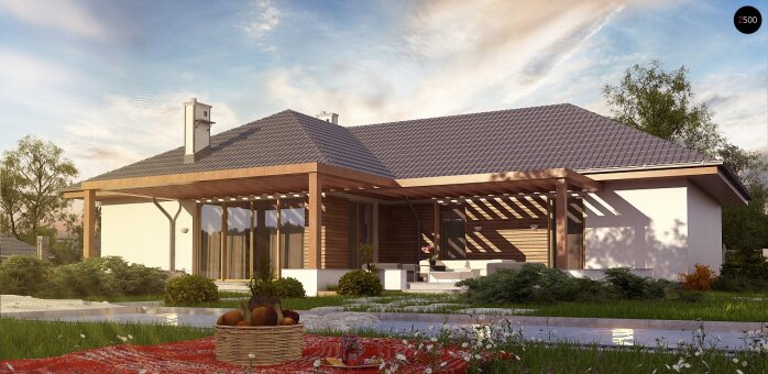 Проєкт будинку U190 - Одноповерхові дома в Україні