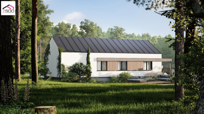 Проєкт будинку U583 - Одноповерхові дома в Україні