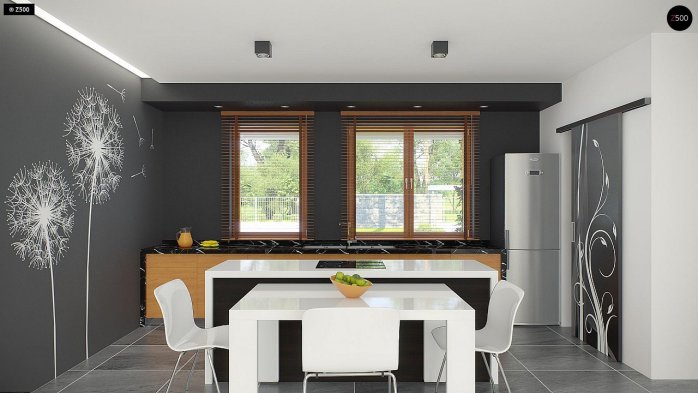 Проект дома Ux102 - 12 Одноэтажные дома в Украине