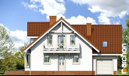 Проект дома Дом в рододендронах 5 вер.2 - 3 С мансардным этажом дома в Украине