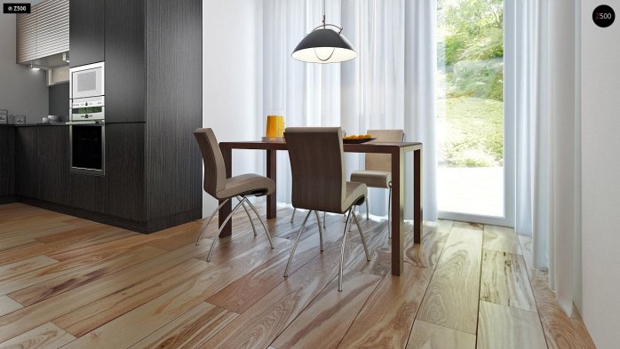 Проект дома U89 - 7 С мансардным этажом дома в Украине