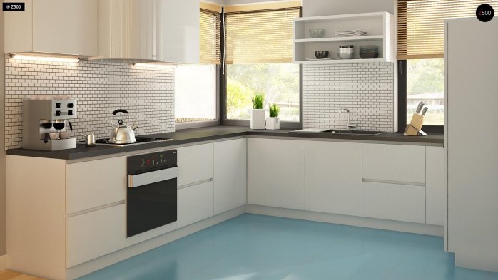 Проект дома U24 GL - 7 Одноэтажные дома в Украине