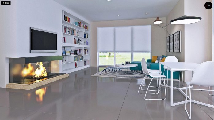 Проект дома U92 - 6 С мансардным этажом дома в Украине