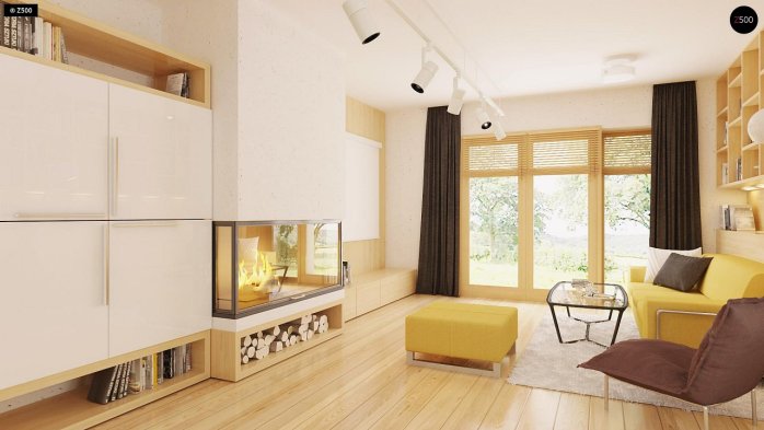 Проєкт будинку U200 L + 100 - Одноповерхові дома в Україні