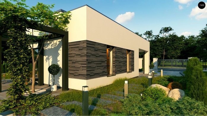 Проєкт будинку Ux256 - Одноповерхові дома в Україні