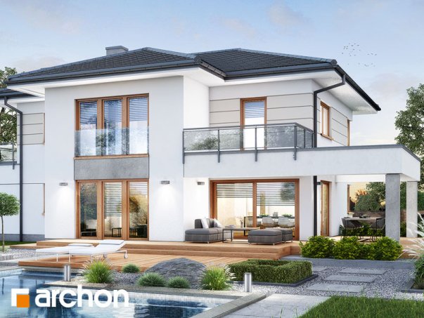 Проєкт будинку Вілла Міранда 12 (Г2) - Двоповерхові дома в Україні