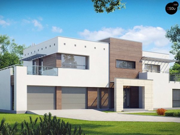 Проєкт будинку Ux15 GL2 P - Двоповерхові дома в Україні