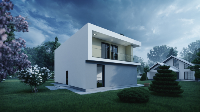 Проєкт будинку DBT 201 - Двоповерхові дома в Україні