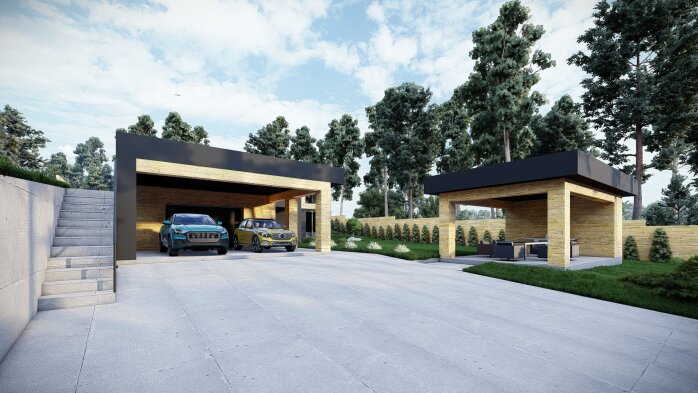 Проєкт будинку DBT 556 - Двоповерхові дома в Україні