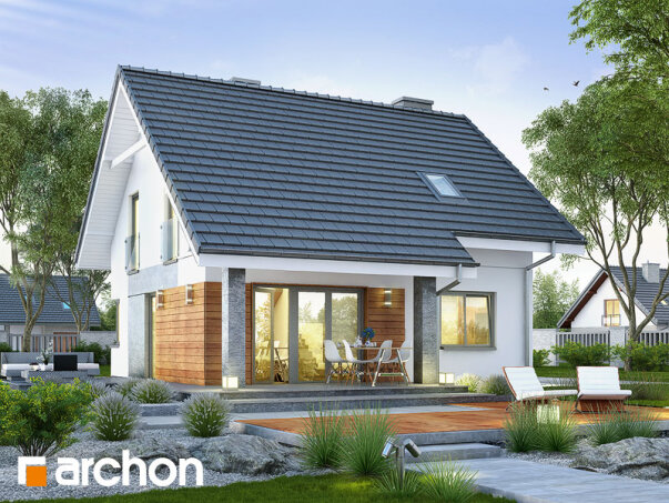 Проект дома Дом в малиновках 2 - 2 С мансардным этажом дома в Украине