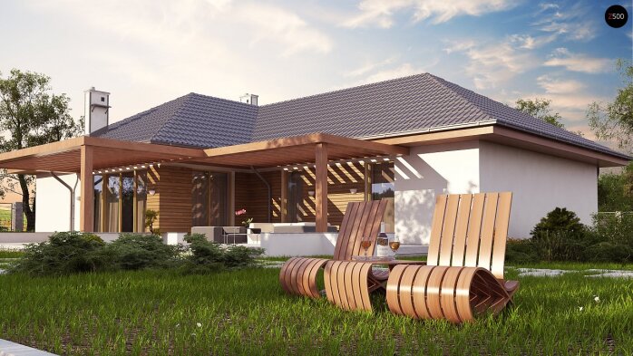 Проєкт будинку U190 - Одноповерхові дома в Україні