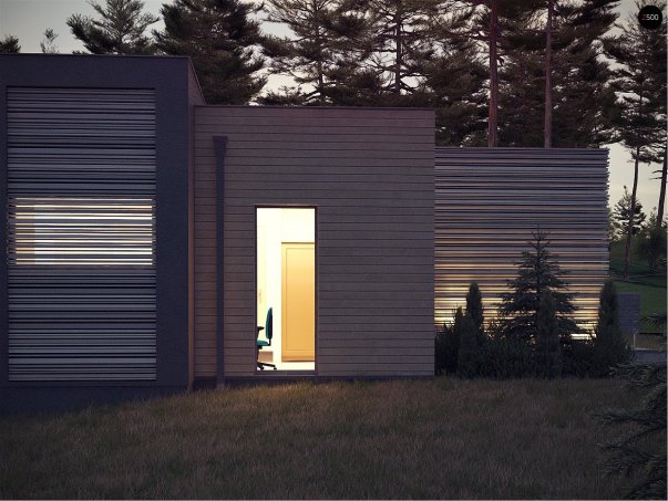 Проєкт будинку Ux65 + - Одноповерхові дома в Україні