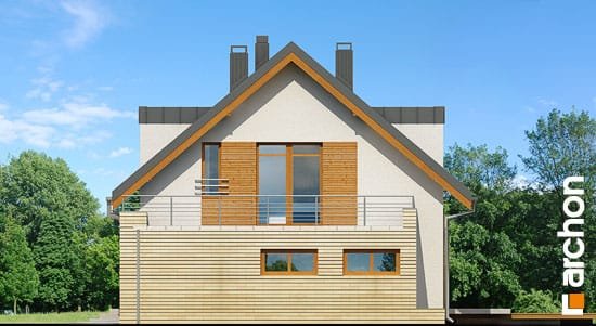 Проект дома Дом в кардамоне вер.2 - 4 С мансардным этажом дома в Украине