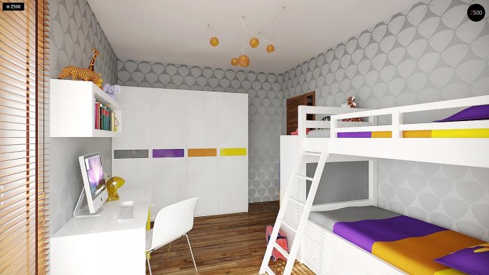 Проект дома Ux102 GP - 17 Одноэтажные дома в Украине