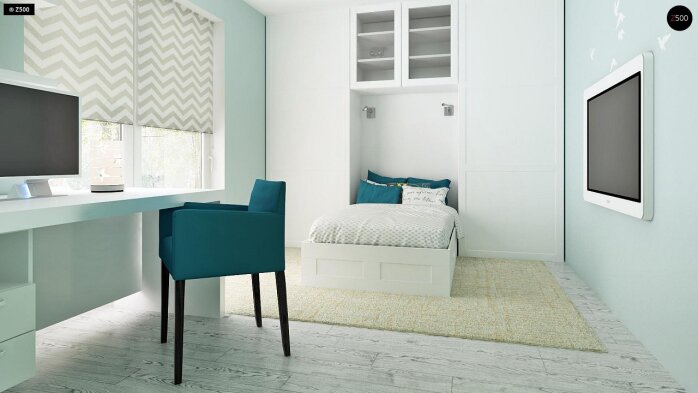 Проєкт будинку U196 - Одноповерхові дома в Україні