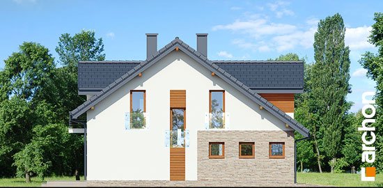 Проєкт будинку Будинок в кульбабах (Н) вер.3 - З мансардним поверхом дома в Україні