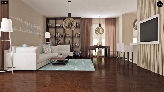 Проєкт будинку U196 - Одноповерхові дома в Україні