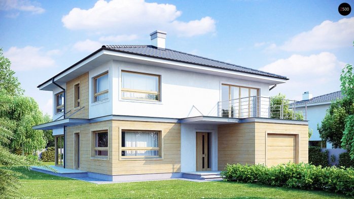 Проект дома Ux7 - 1 Двухэтажные дома в Украине