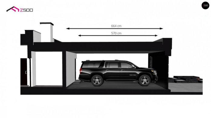 Проєкт будинку Ux260 - Одноповерхові дома в Україні