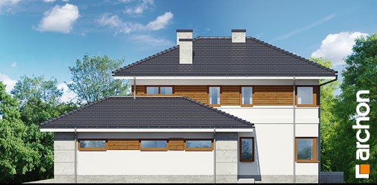 Проєкт будинку Вілла Еліза - Двоповерхові дома в Україні