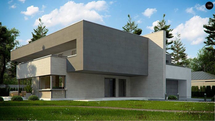 Проєкт будинку Ux127 - Двоповерхові дома в Україні