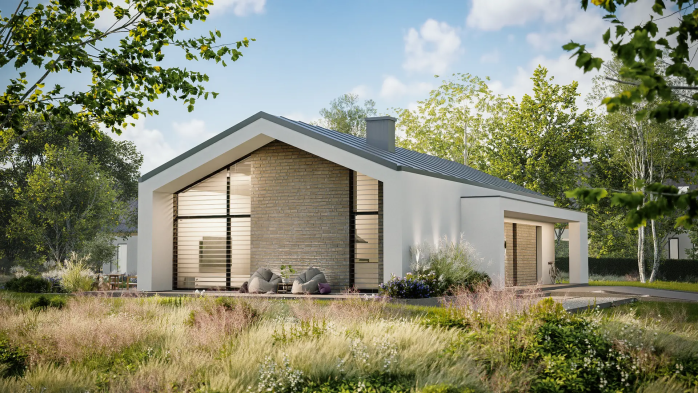 Проєкт будинку U509 - Одноповерхові дома в Україні