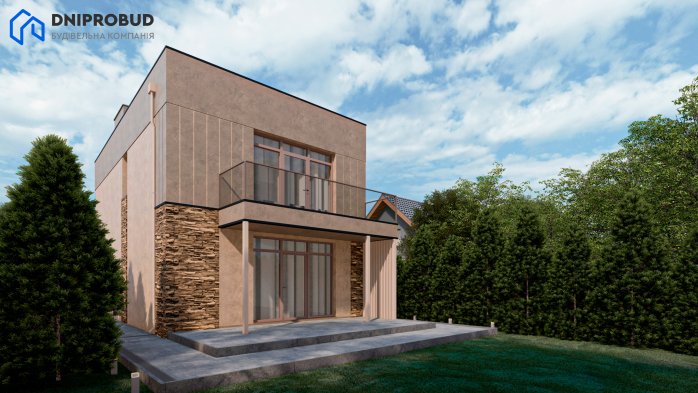 Проект дома Db 19 - 5 Двухэтажные дома в Украине