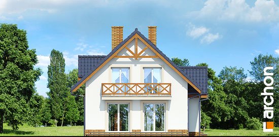 Проєкт будинку Будинок в горошку 2 вер.3 - З мансардним поверхом дома в Україні