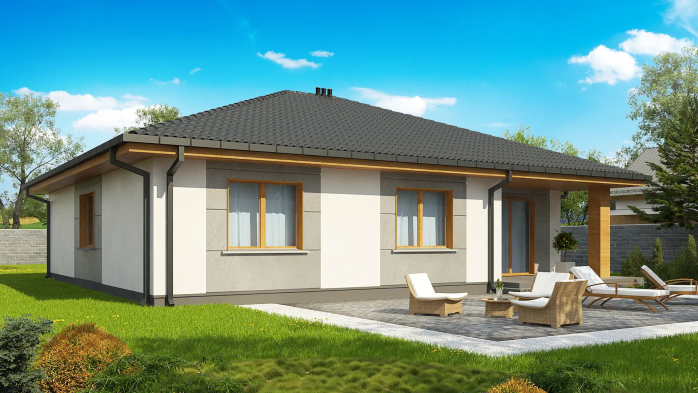 Проєкт будинку U67 A - Одноповерхові дома в Україні