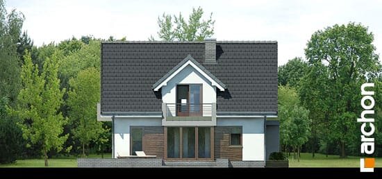 Проєкт будинку Будинок в рододендронах 5 (H) вер.2 - З мансардним поверхом дома в Україні