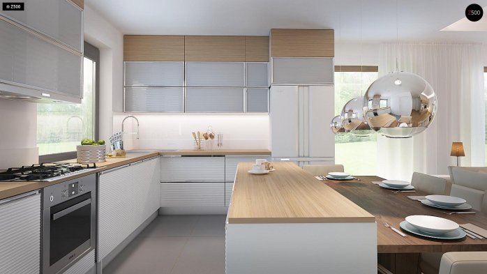 Проєкт будинку U301 - Одноповерхові дома в Україні