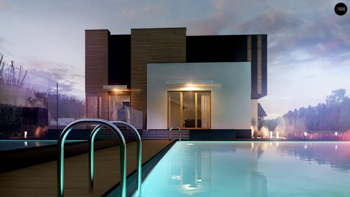 Проект дома Ux120 - 5 Двухэтажные дома в Украине