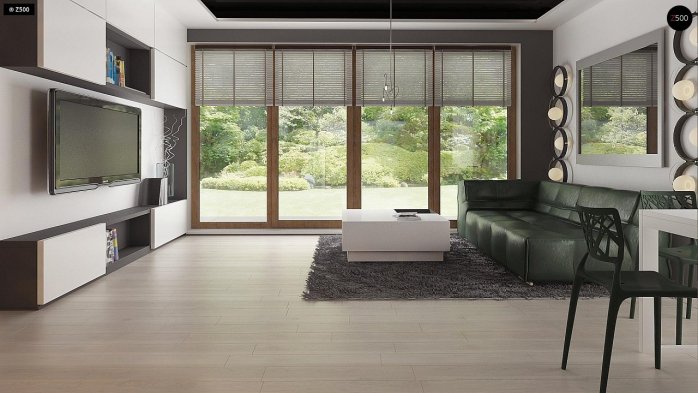 Проект дома U245 - 6 С мансардным этажом дома в Украине