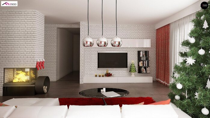 Проєкт будинку Ux96 - Одноповерхові дома в Україні