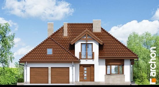 Проект дома Дом в калатеях 2 (П) вер.2 - 3 С мансардным этажом дома в Украине