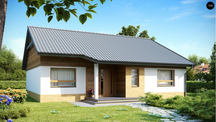 Проєкт будинку U41 - Одноповерхові дома в Україні