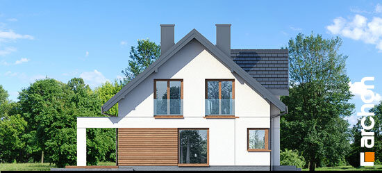 Проект дома Дом в коммифорах 4 - 5 С мансардным этажом дома в Украине